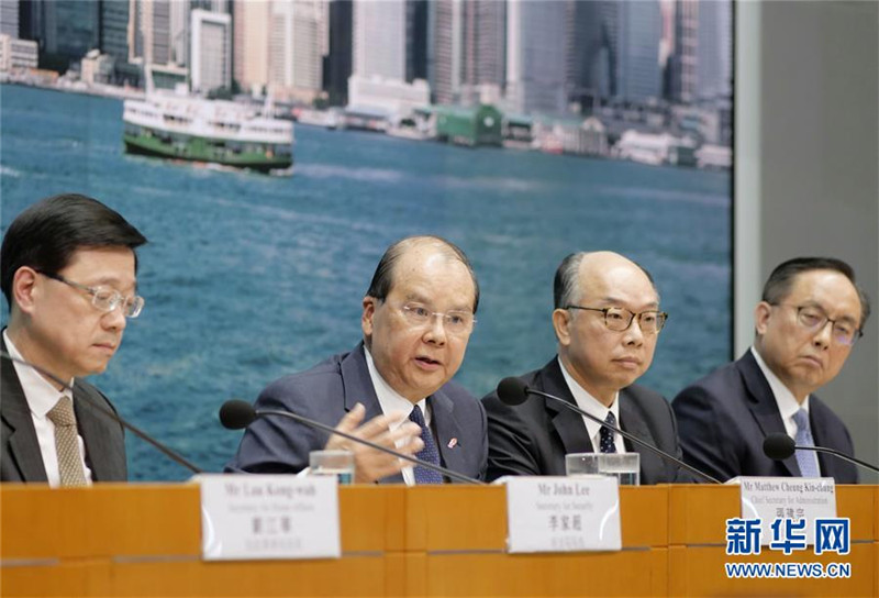 (港澳臺·圖文互動(dòng))(2)香港特區(qū)政府多部門:暴力行徑無法無天 支持警隊(duì)嚴(yán)正果斷執(zhí)法
