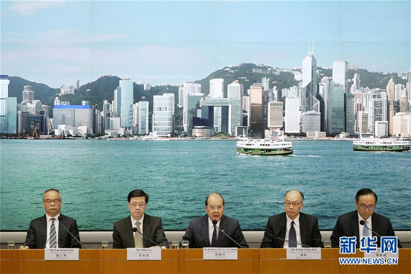 (港澳臺·圖文互動(dòng))(1)香港特區(qū)政府多部門:暴力行徑無法無天 支持警隊(duì)嚴(yán)正果斷執(zhí)法